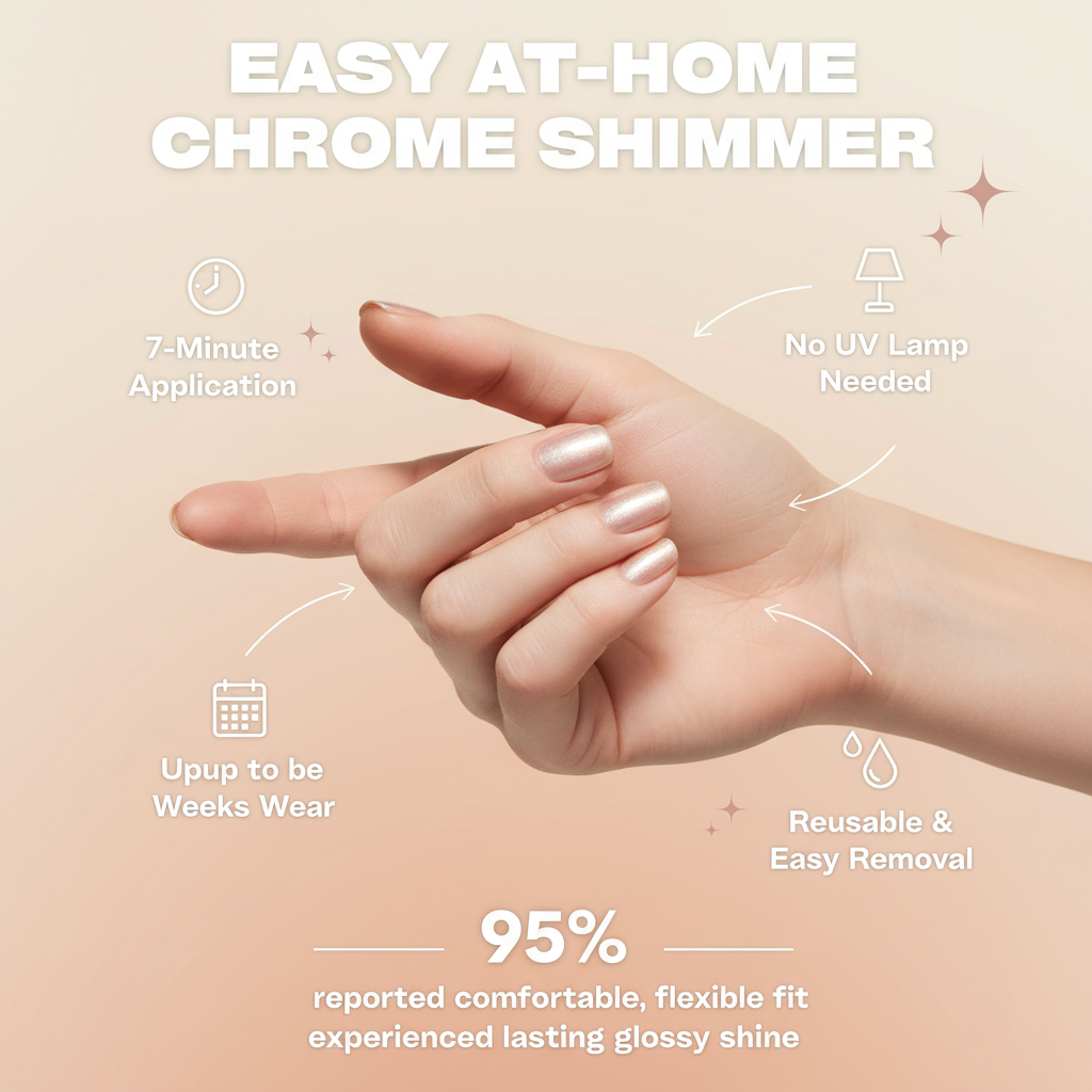 Ohglow Short Round Soft Gel Press Ons